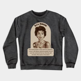 Rita Moreno Portrait Crewneck Sweatshirt